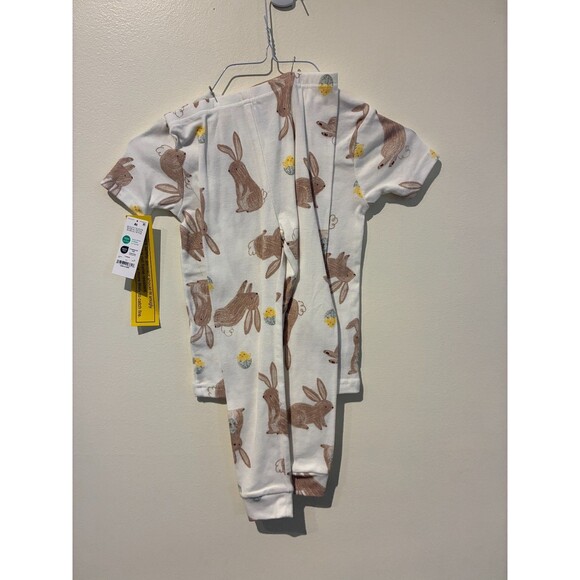 NWT Carter's Child of Mine White Bunny Easter Pajamas - 4T - Picture 2 of 3